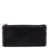 Stella McCartney Black Faux Leather Falabella Zip Wallet For Women -Stella McCartney Sales luxury women stella mccartney used handbags p349512 002