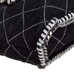 Stella McCartney Black Faux Leather Mini Falabella Backpack For Women -Stella McCartney Sales luxury women stella mccartney used handbags p350370 010