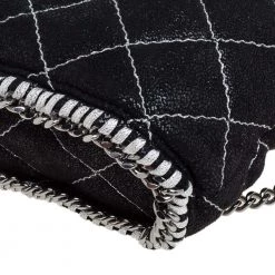 Stella McCartney Black Faux Leather Mini Falabella Backpack For Women -Stella McCartney Sales luxury women stella mccartney used handbags p350370 011