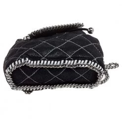 Stella McCartney Black Faux Leather Mini Falabella Backpack For Women -Stella McCartney Sales luxury women stella mccartney used handbags p350370 013