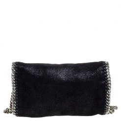Stella McCartney Black Faux Leather Falabella Crossbody Bag For Women -Stella McCartney Sales luxury women stella mccartney used handbags p352535 003