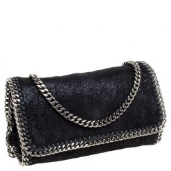 Stella McCartney Black Faux Leather Falabella Crossbody Bag For Women -Stella McCartney Sales luxury women stella mccartney used handbags p352535 005