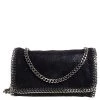 Stella McCartney Black Faux Leather Falabella Crossbody Bag For Women