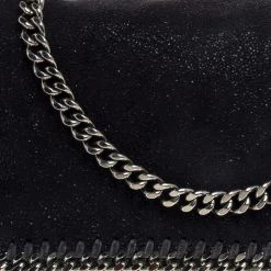 Stella McCartney Black Faux Leather Falabella Crossbody Bag For Women -Stella McCartney Sales luxury women stella mccartney used handbags p352535 008