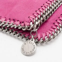 Stella McCartney Pink Fallabella Foldover Clutch For Women -Stella McCartney Sales luxury women stella mccartney used handbags p35985 008