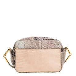 Stella McCartney Beige Python And Lizard Effect Faux Leather Crossbody Bag For Women -Stella McCartney Sales luxury women stella mccartney used handbags p362366 002