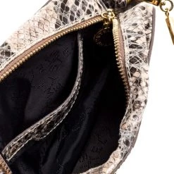Stella McCartney Beige Python And Lizard Effect Faux Leather Crossbody Bag For Women -Stella McCartney Sales luxury women stella mccartney used handbags p362366 011