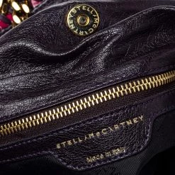 Stella McCartney Plum/Pink Faux Leather Small Falabella Tote For Women -Stella McCartney Sales luxury women stella mccartney used handbags p368205 002