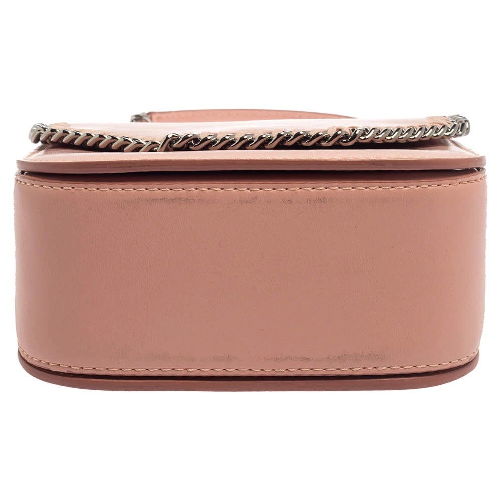 Stella McCartney Pink Faux Leather Mini Falabella Box Shoulder Bag For Women 10 Stella McCartney Pink Faux Leather Mini Falabella Box Shoulder Bag For Women - Image 8