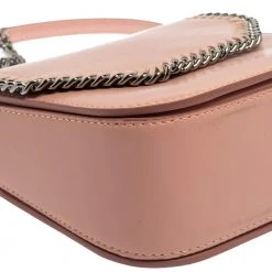 Stella McCartney Pink Faux Leather Mini Falabella Box Shoulder Bag For Women 28 Stella McCartney Pink Faux Leather Mini Falabella Box Shoulder Bag For Women -Stella McCartney Sales luxury women stella mccartney used handbags p372332 006
