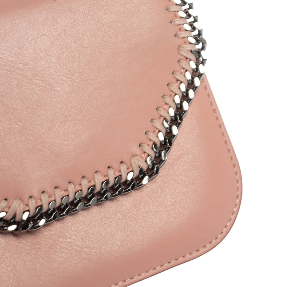 Stella McCartney Pink Faux Leather Mini Falabella Box Shoulder Bag For Women 8 Stella McCartney Pink Faux Leather Mini Falabella Box Shoulder Bag For Women - Image 6