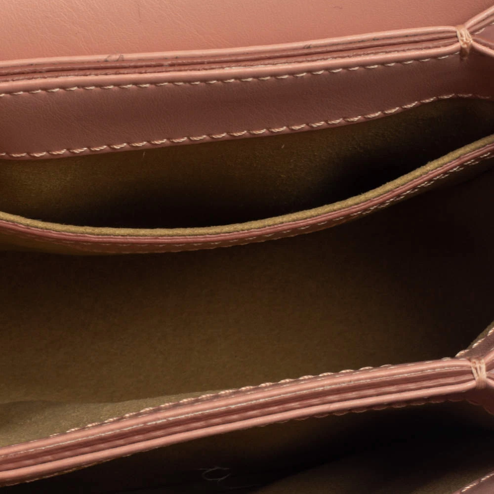 Stella McCartney Pink Faux Leather Mini Falabella Box Shoulder Bag For Women 11 Stella McCartney Pink Faux Leather Mini Falabella Box Shoulder Bag For Women - Image 9