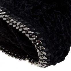 Stella McCartney Black Faux Fur Small Falabella Tote For Women -Stella McCartney Sales luxury women stella mccartney used handbags p375543 008