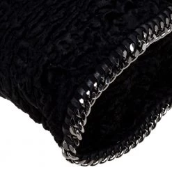 Stella McCartney Black Faux Fur Small Falabella Tote For Women -Stella McCartney Sales luxury women stella mccartney used handbags p375543 009