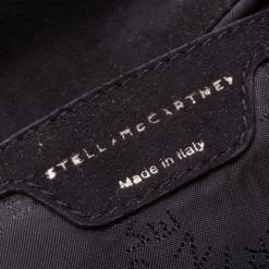 Stella McCartney Black Crochet Small Fallabella Bag For Women 23 Stella McCartney Black Crochet Small Fallabella Bag For Women -Stella McCartney Sales luxury women stella mccartney used handbags p37601 011