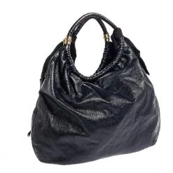 Stella McCartney Navy Blue Faux Leather Polly Hobo For Women -Stella McCartney Sales luxury women stella mccartney used handbags p377564 004