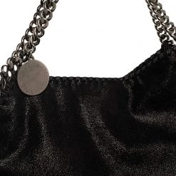 Stella McCartney Black Faux Leather Falabella Tote For Women -Stella McCartney Sales luxury women stella mccartney used handbags p378091 007