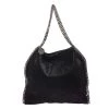Stella McCartney Black Faux Leather Falabella Tote For Women 1 Stella McCartney Black Faux Leather Falabella Tote For Women -Stella McCartney Sales luxury women stella mccartney used handbags p378091 008