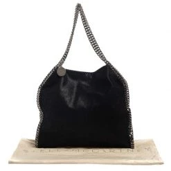 Stella McCartney Black Faux Leather Falabella Tote For Women -Stella McCartney Sales luxury women stella mccartney used handbags p378091 1610538670 013