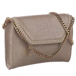Stella McCartney Brown Woven Canvas Falabella Crossbody Bag For Women 10 Stella McCartney Brown Woven Canvas Falabella Crossbody Bag For Women -Stella McCartney Sales luxury women stella mccartney used handbags p379812 007