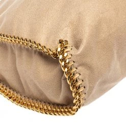 Stella McCartney Beige Faux Suede Small Falabella Tote For Women -Stella McCartney Sales luxury women stella mccartney used handbags p386738 001