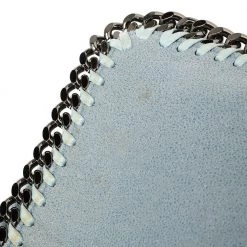 Stella McCartney Sky Blue Faux Leather Falabella Shoulder Bag For Women -Stella McCartney Sales luxury women stella mccartney used handbags p388784 003