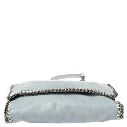 Stella McCartney Sky Blue Faux Leather Falabella Shoulder Bag For Women -Stella McCartney Sales luxury women stella mccartney used handbags p388784 004