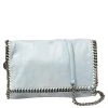 Stella McCartney Sky Blue Faux Leather Falabella Shoulder Bag For Women -Stella McCartney Sales luxury women stella mccartney used handbags p388784 005