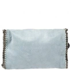 Stella McCartney Sky Blue Faux Leather Falabella Shoulder Bag For Women -Stella McCartney Sales luxury women stella mccartney used handbags p388784 007