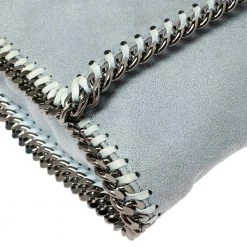 Stella McCartney Sky Blue Faux Leather Falabella Shoulder Bag For Women -Stella McCartney Sales luxury women stella mccartney used handbags p388784 009
