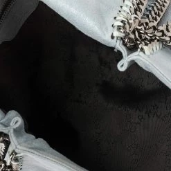 Stella McCartney Sky Blue Faux Leather Falabella Shoulder Bag For Women -Stella McCartney Sales luxury women stella mccartney used handbags p388784 014