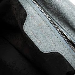 Stella McCartney Sky Blue Faux Leather Falabella Shoulder Bag For Women -Stella McCartney Sales luxury women stella mccartney used handbags p388784 015