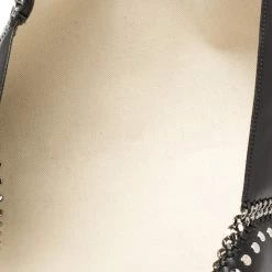 Stella McCartney Black Leather Falabella Tote Bag For Women -Stella McCartney Sales luxury women stella mccartney used handbags p395222 013