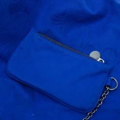Stella McCartney Blue Suede Falabella Embossed Faux Shoulder Bag For Women -Stella McCartney Sales luxury women stella mccartney used handbags p39573 014