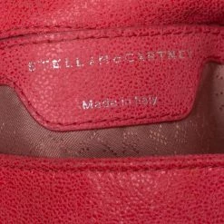 Stella McCartney Chilli Red Faux Leather Falabella Crossbody Bag For Women -Stella McCartney Sales luxury women stella mccartney used handbags p402759 1615647013 002