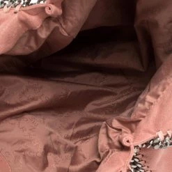 Stella McCartney Light Pink Faux Leather Small Falabella Tote For Women -Stella McCartney Sales luxury women stella mccartney used handbags p403092 009