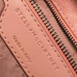 Stella McCartney Light Pink Faux Leather Small Falabella Tote For Women -Stella McCartney Sales luxury women stella mccartney used handbags p403092 012