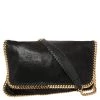 Stella McCartney Black Faux Leather Falabella Flap Shoulder Bag For Women -Stella McCartney Sales luxury women stella mccartney used handbags p407287 007