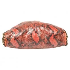 Stella McCartney Orange/Black Python Effect Faux Leather Falabella Tote For Women -Stella McCartney Sales luxury women stella mccartney used handbags p407721 010
