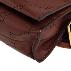 Stella McCartney Brown Monogram Faux Leather Utility Belt Bag For Women -Stella McCartney Sales luxury women stella mccartney used handbags p415402 007