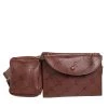 Stella McCartney Brown Monogram Faux Leather Utility Belt Bag For Women -Stella McCartney Sales luxury women stella mccartney used handbags p415402 011