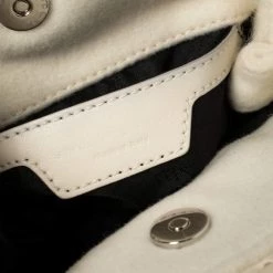 Stella McCartney Cream Faux Fur Tiny Falabella Crossbody Bag For Women -Stella McCartney Sales luxury women stella mccartney used handbags p423227 003