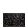 Stella McCartney Black Faux Leather Zipper Embellished Cavendish Clutch For Women -Stella McCartney Sales luxury women stella mccartney used handbags p423339 004