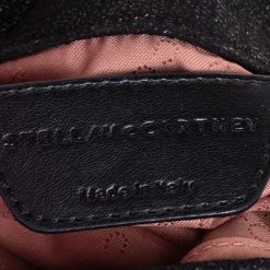 Stella McCartney Black Faux Leather Falabella Clutch For Women -Stella McCartney Sales luxury women stella mccartney used handbags p425687 002