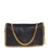 Stella McCartney Black Faux Leather Falabella Clutch For Women -Stella McCartney Sales luxury women stella mccartney used handbags p425687 008