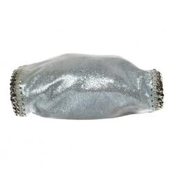 Stella McCartney Metallic Light Blue Faux Leather Mini Falabella Shoulder Bag For Women -Stella McCartney Sales luxury women stella mccartney used handbags p428679 010
