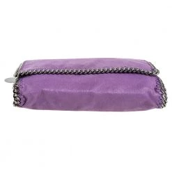 Stella McCartney Purple Faux Suede Falabella Shoulder Bag For Women -Stella McCartney Sales luxury women stella mccartney used handbags p429839 007