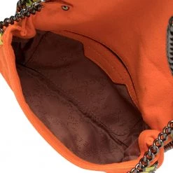 Stella McCartney Neon Orange Faux Leather Falabella Flap Crossbody Bag For Women 19 Stella McCartney Neon Orange Faux Leather Falabella Flap Crossbody Bag For Women -Stella McCartney Sales luxury women stella mccartney used handbags p430536 001