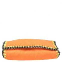 Stella McCartney Neon Orange Faux Leather Falabella Flap Crossbody Bag For Women 18 Stella McCartney Neon Orange Faux Leather Falabella Flap Crossbody Bag For Women -Stella McCartney Sales luxury women stella mccartney used handbags p430536 010