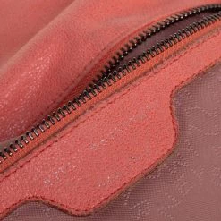 Stella McCartney Coral Orange Faux Suede Small Falabella Tote For Women 20 Stella McCartney Coral Orange Faux Suede Small Falabella Tote For Women -Stella McCartney Sales luxury women stella mccartney used handbags p431310 010